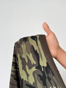 BamGleam Chaqueta con capucha versátil de camuflaje informal - Multicolor - Ver 8