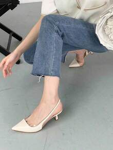 GAN AI Women Pumps - Beige - View 4