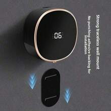 Sensor Wall Mounted LED Soap Dispenser With Temperature Display, Modern Bathroom Automatic Soap Dispenser - Multicolor - View 3