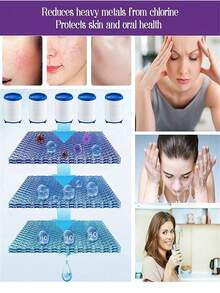 10/20/30 Paket Pengganti Kartrid Filter Air Keran Wastafel, Filter Air Wastafel, Filter Air Keran, Untuk Filter Air Keran Dapur - Menghilangkan Klorin, Fluorida, Logam Berat, dan Air Sadah untuk Rumah, Dapur & Kamar Mandi - MultiWarna - View 5