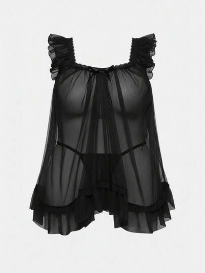 Kawaii Ensemble de lingerie transparente sexy pour poupées bébé