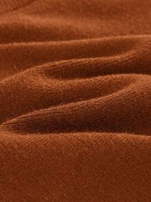 SHEIN Babygirl Cute Versatile Black Letter Graphic Sweater & Mini Skirt Set, Autumn/Winter