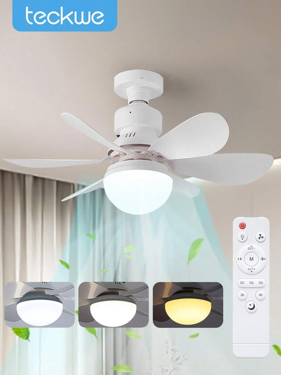 Teckwe Multi-Function Remote Control Ceiling Fan For Home, Bedroom, Living Room, Dining Room - one-size - View 1