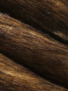 AXEPEAK Plus Size Men's Cross Embroidered Faux Fur Hooded Long Sleeve Jacket - Brown - View 8