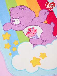 Care Bear X Joivida Thảm trải sàn hình gấu dễ thương cầu vồng, thảm nhà tắm ở cửa phòng tắm, thảm ngủ trưa cho thú cưng, quà tặng cho việc cải tạo nhà mới - Thảm cầu vồng - Xem 6