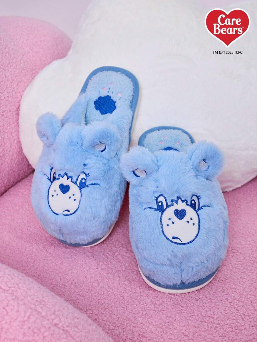 Care Bear X Joivida 1双家用毛绒拖鞋