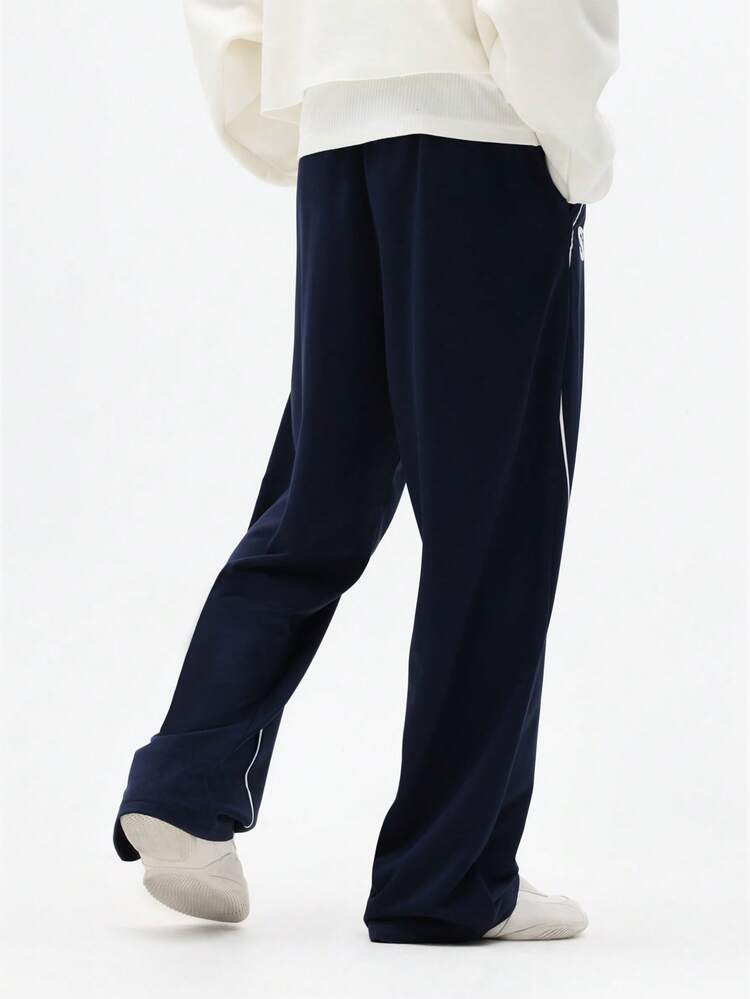 Printed Drawstring Sweatpants With Star Logo
