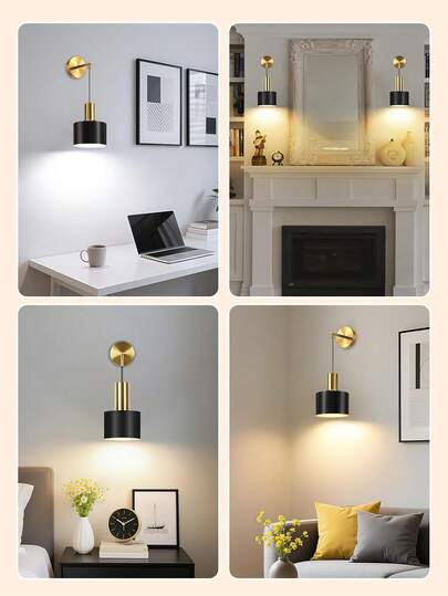 Teckwe Wand Lamps, Home Bedroom Living Room ative Lights, Adjustable Lighting view 2