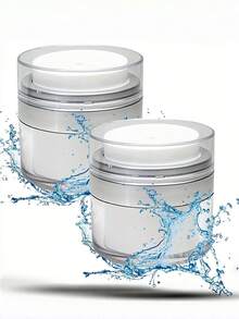 1 lọ đựng mỹ phẩm không khí 15g 30g 50g có thể nạp lại, chống rò rỉ, kích thước nhỏ gọn, tiện lợi khi đi du lịch, đựng kem, sữa dưỡng, gel, đồ trang điểm, chăm sóc da, vật dụng thiết yếu khi đi du lịch - trắng - Xem 9