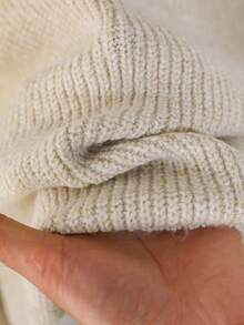 CosyJoli Plus Size Casual Okrągły Dekolt Dopasowany Haftowany Kwiatowy Sweter Jesienny Haftowany Sweter Uroczy Sweter Damski Sweter Sweter Dla Kobiet Damski Sweter Dzianinowy Uroczy Sweter Damski Haftowany Sweter - Kolor khaki - Zobacz 7