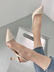 GAN AI Women Pumps - Beige - View 1
