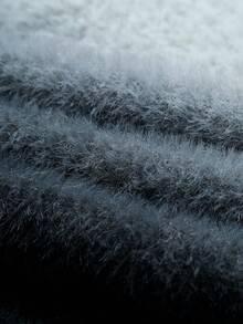 Chillumni 男士休闲渐变圆领套头毛衣，秋冬季 - 灰色 - 查看 4