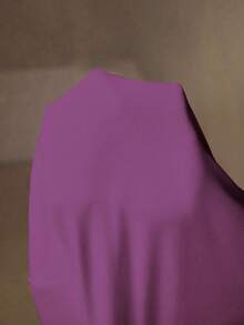 MOTF PREMIUM HIGH STRETCH SKIN-FRIENDLY SOLID COLOR ROUND NECK SLIM FIT FASHIONABLE LONG SLEEVE VERSATILE WOMEN'S BASE LAYER TOP - Purple - View 8