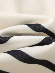 Cozy Pixies 2pcs Baby Boy Colorful Striped Contrast Collar Long Sleeve Pullover Sweatshirt & Elastic Waist Pants Set