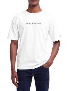 Tommy Hilfiger Men's Short Sleeve White