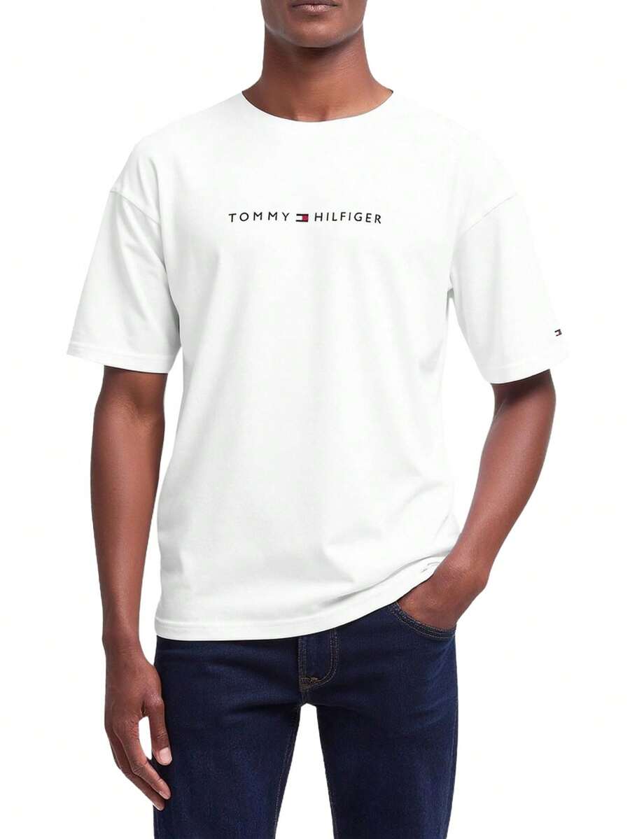 Tommy Hilfiger Men's Short Sleeve White