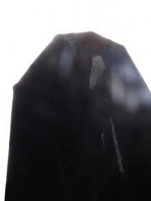 Vacaura 2 件套青少年男童纯色简约时尚圆领长袖 T 恤，黑白可选，面料舒适，颜色百搭，适合上学和休闲穿着，秋冬季 - 黑色 - 查看 4