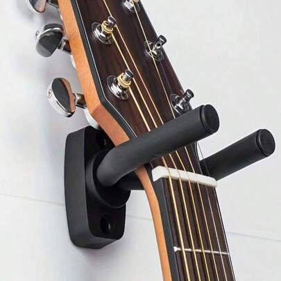 1 pieza Soporte de pared multifuncional para guitarra eléctrica/clásica/acústica/bajo - Con gancho de metal - Accesorios para guitarra, Guitarra eléctrica, Soporte para guitarra, Estuche para guitarra, Músico, Soporte para guitarra eléctrica, Artista musical, Cuerdas de guitarra, Regalo de guitarra, Capo, Jim Morrison, Ukelele