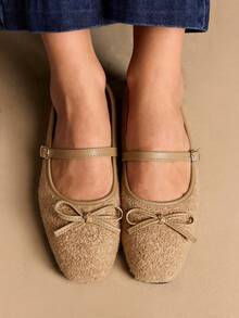Rosivie Women's Casual Versatile Commuting Minimalist Flats - Khaki - View 3