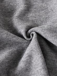 Genkimix Kids Girls' Fashion New Patchwork Cable Round Neck Pullover Sweater, Autumn/Winter Cable Knit Knitwear Top, Tween GirlsRed Christmas Sweater, Comfortable Soft Minimalist Long Sleeve, Suitable For Autumn/Winter - Grey - View 5