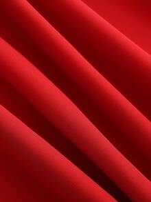 Franclia Elegant And Fashionable Women's Dress, Red Women's Dress, Designer Dress With Bead Embellishments, Sparkling Dress, Elegant Dress, New Year's Eve Dress. - Red - View 5