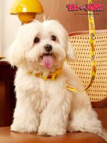 TOM & JERRY X PETSIN 1pc Yellow Background Pet Leash - Yellow - View 7