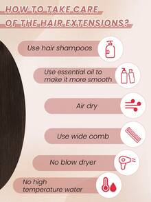 2号深棕色夹式接发片，真人发，120克，7片装，直发，Remy发夹式接发片 - S2 - 查看 9