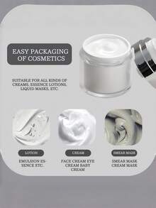 1 lọ đựng mỹ phẩm không khí 15g 30g 50g có thể nạp lại, chống rò rỉ, kích thước nhỏ gọn, tiện lợi khi đi du lịch, đựng kem, sữa dưỡng, gel, đồ trang điểm, chăm sóc da, vật dụng thiết yếu khi đi du lịch - trắng - Xem 6