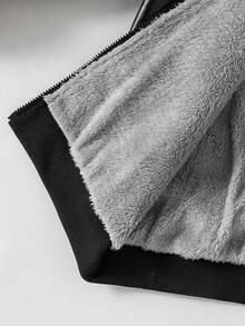 Vacaura 青少年男童秋冬PU皮革连帽休闲时尚夹克