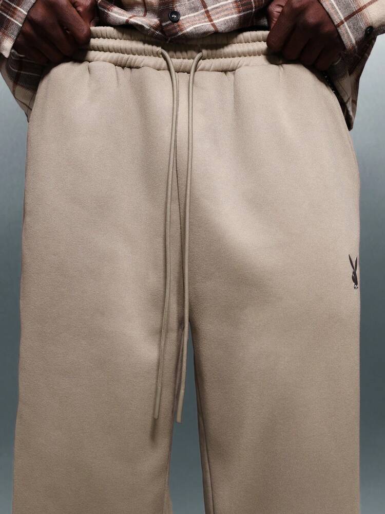 PLAYBOY X SUMWON Wide Leg Sweatpants With Drawstring Waist