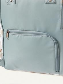 Cozy Pixies Túi đựng đồ cho mẹ màu kaki hình gấu, tiện lợi mang theo khi ra ngoài, dung tích lớn với lớp cách nhiệt, có thể đựng bình sữa, túi đựng tã đa năng. - Nhiều màu - Xem 10