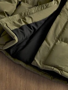 SWAVVY Abrigo acolchado versátil y grueso, nuevo para el invierno 2025 - Caqui - Ver 7