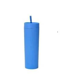 This Frosted Double-Walled Plastic Cup Features A Matte Waterproof Coating, Is Reusable, And Has A 480ml/16oz Capacity. Suitable For The Office, Restaurants, Outdoor Activities, Mother's Day Gifts, And Car Use. - Multicolor - View 10