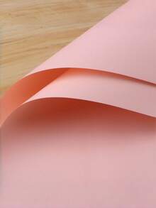 Pacote com 20 folhas de papel de embrulho de presente de cor sólida, impermeável, com acabamento fosco, ideal para embrulhar buquês e arranjos florais. Papel elegante para embrulhar presentes e trabalhos manuais. - Rosa - Ver 2