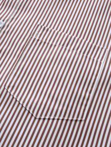 Manfinity Mode Men's Casual Striped Print Patchwork Pocket Long Sleeve Shirt, Suitable For Daily Wear And Commuting, Spring/Autumn - Multicolor - View 8