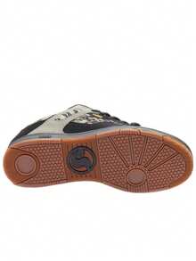 Tenis para hombre diseño camuflado transpirable punta redonda cordones suela resistente estilo skate uso urbano deportivos - Multicolor - Ver 4