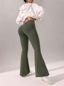 Easithlete 3pcs Women's Basic Style Yoga Pants Set - Multicolor - View 3