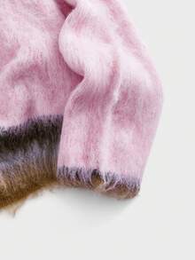 EASEVO Manfinity Brand - Men's New Loose Casual Comfortable Pullover Sweater - Pink - View 8