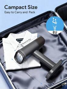 Teckwe 强力手持式蒸汽熨斗，二合一熨烫除皱器，轻巧便携，适合居家、办公及旅行使用 - 美规插头