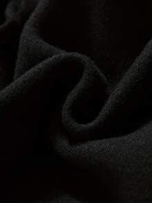 Sudadera Casual Con Capucha Con Forro Polar para mujer ,Con Estampado De Reno Sonriendo - Cuello Redondo, Manga Larga, para Otoño e Invierno - Negro - Ver 8