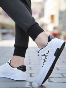 Men Sneakers - Black and White - View 2