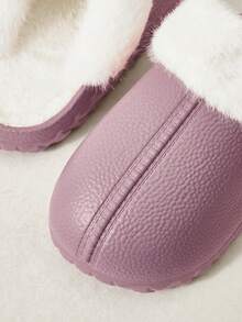 Cuccoo Women's Thermal Lined Warm Home Slippers, Autumn/Winter For Christmas - Mauve Purple - View 3