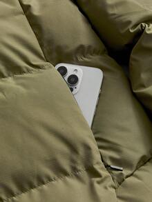 SWAVVY Abrigo acolchado versátil y grueso, nuevo para el invierno 2025 - Caqui - Ver 6