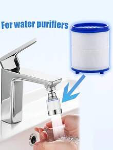 10/20/30 Paket Pengganti Kartrid Filter Air Keran Wastafel, Filter Air Wastafel, Filter Air Keran, Untuk Filter Air Keran Dapur - Menghilangkan Klorin, Fluorida, Logam Berat, dan Air Sadah untuk Rumah, Dapur & Kamar Mandi - MultiWarna - View 8