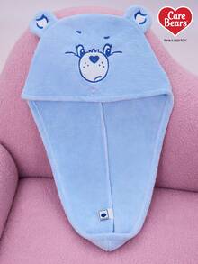 Care Bear X Joivida 1个熊脸刺绣干发帽 蓝色亲肤吸水卡通造型毛巾 - 藍色 - 查看 1