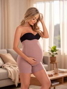 Maternity Shapewear - Brown - View 1