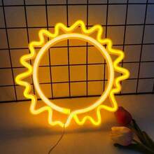 1 đèn LED Neon Sign, chạy bằng pin/USB, dùng để trang trí tường hoặc để bàn cho phòng, nhà và tiệc tùng ngày lễ mùa hè, trang trí phòng ngủ, đám cưới, tiệc tùng, quà tặng sinh nhật (Không bao gồm pin) - Nhiều màu - Xem 25
