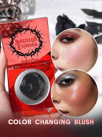 Rubor En Crema Bloodline Que Cambia De Color Rubor En Crema Que Cambia De Color Maquillaje Grunge De GóTico Pigmento Natural Brillo Duradero Maquillaje Facial Ligero Rare,Colorete Marca Belleza Maquillaje CosméTico Para Mujeres NiñAs Perfecto Para OtoñO Invierno Ideal Para Y2K Elegante Moda Adecuado Para CumpleañOs Navidad Presente Fiesta Listo Mejor Color
