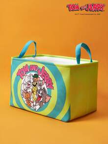 TOM & JERRY X PETSIN 1 件带有可爱印花的宠物玩具收纳篮。 - 綠色 - 查看 3