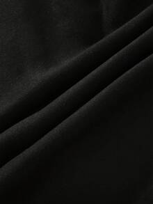Sudadera Casual Con Capucha Con Forro Polar para mujer ,Con Estampado De Reno Sonriendo - Cuello Redondo, Manga Larga, para Otoño e Invierno - Negro - Ver 3